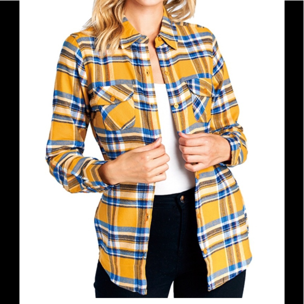 Flannel Plaid Shirt